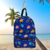 Custom Printing Beach Souvenir Cute Turtle Mini Backpack Keychain Mini Backpack Coin Purse