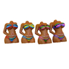 Custom Logo African Sexy Body Resin Fridge Magnet Beach Tourist Mauritius Souvenir Fridge Magnet