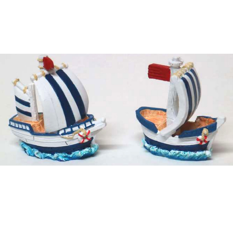 Antique Nautical Souvenir Mini Resin Ship Model for Home Decoration