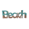 Wooden Beach Word Sign Starfish Table Decoration - Tropical Beach Home Decor