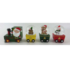 Unique Mini Resin Christmas Train Snow Globe for Kids Holiday Gift