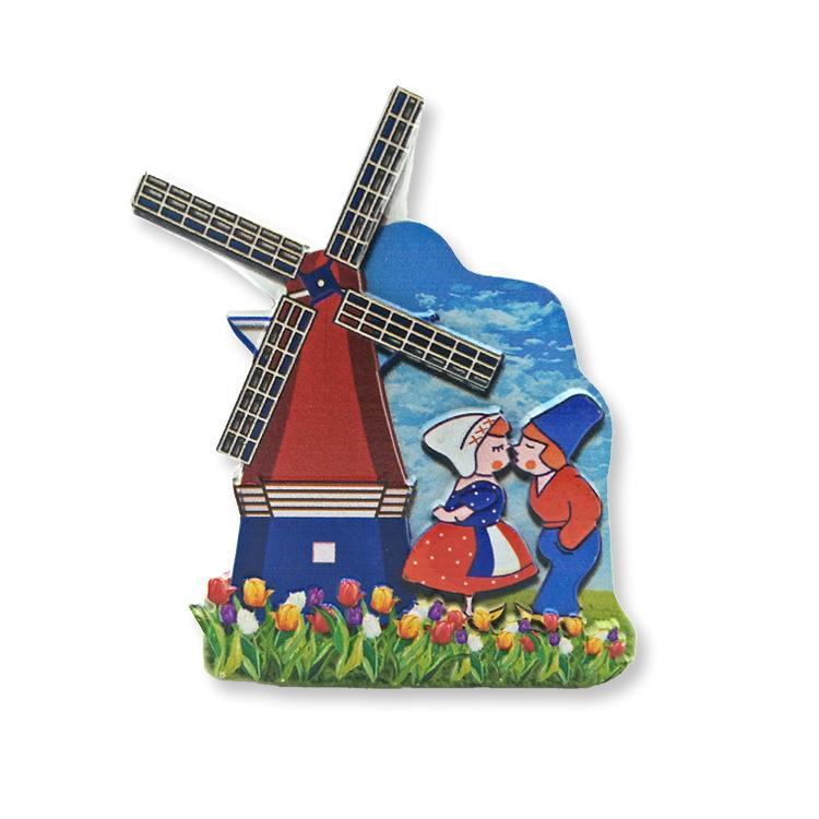 Tourist 3D Fridge Magnet Custom Printing Resin Netherlands Holland Souvenirs