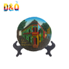 Custom Design Resin 3D Souvenir Landscape Plate