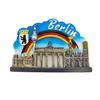 Custom High Quality Hand Printed Resin European City Travel Gift Germany Berlin Souvenir Fridge Magnet