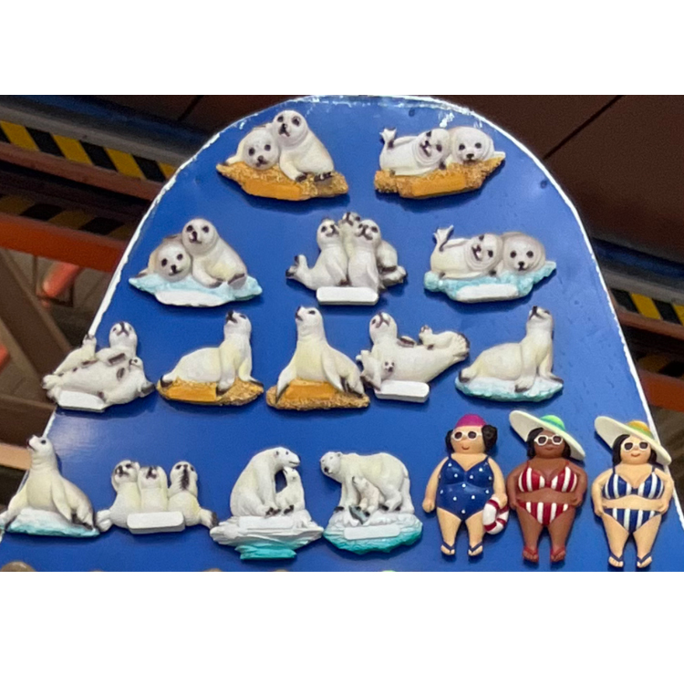 Customized Logo Hand Painted Scottish Scotland Souvenir Magnet Resin Highland Cow Fridge Magnet