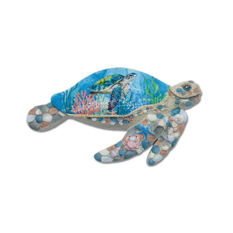 Custom Logo Printed Travel Gift Resin Magnet Beach Seaside Saranda Albania Souvenir Fridge Magnet