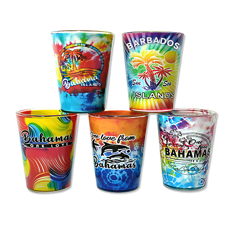 Customized Logo Design Travel Gift 1.5OZ Madrid Spain Souvenirs Shot Glass