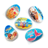 Factory Custom Logo Resin Printing Palm Tree Beach Sunset Souvenir Santa Barbara California Fridge Magnet