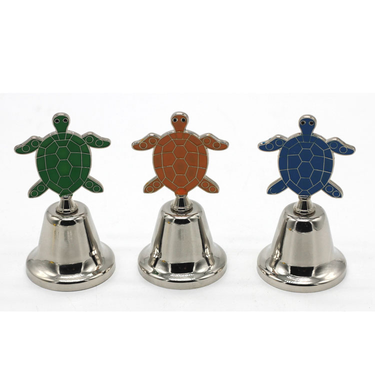 Custom Logo Country Tourist Metal Craft Bell Rotatable Germany Paris Souvenir Dinner Bell