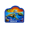 Resin Surf Surfboard Florida Miami Beach Souvenir Fridge Magnet