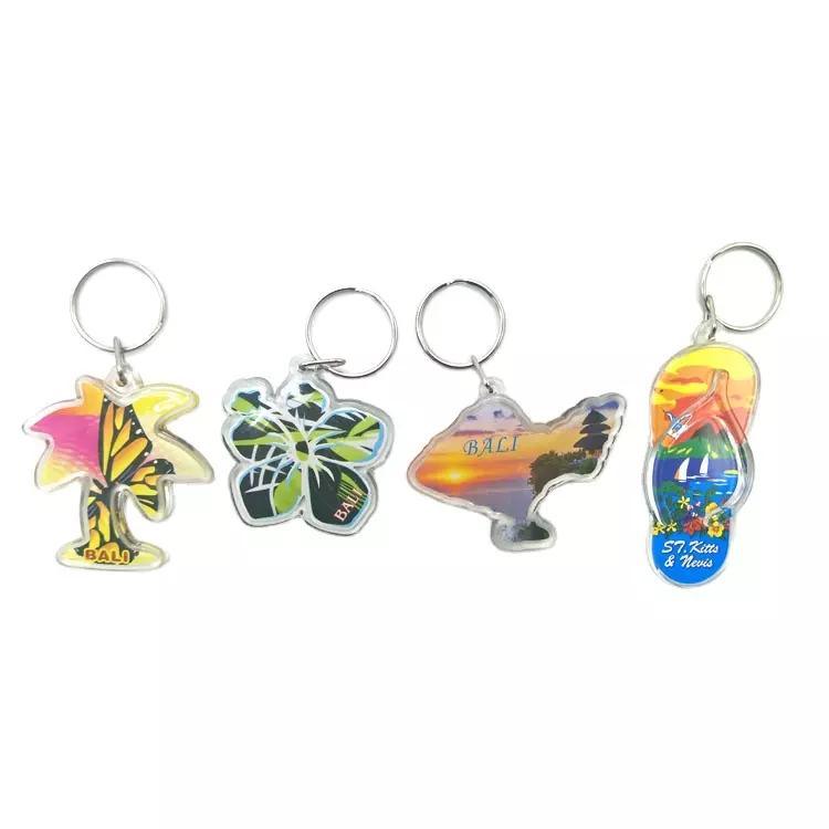 Custom Souvenir Turtle Shape Acrylic Keychain