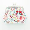 Custom Floral Pattern Women Change Purse Small Flower Coin Purse