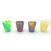 Eco-Friendly Customized Logo Unbreakable Rainbow Colorful Silicone Rubber Shot Glass