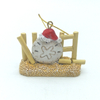 Sand Beach Christmas Tree Hanging Resin Christmas Ornament