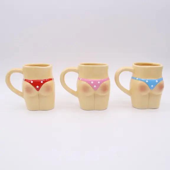 Wholesale Body Shape Ceramic 3D Sexy Breast Mug