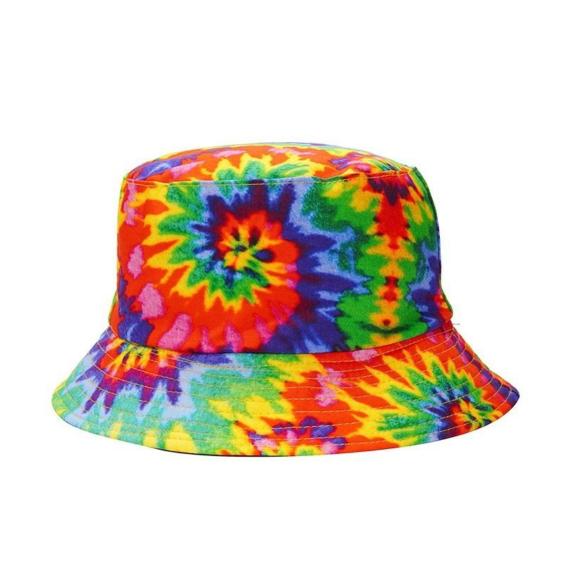 Factory Price Customized Logo Tie Dye Fashion Cap Tie Dye Bucket Hat