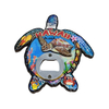 Custom MDF Epoxy Turtle Shape Souvenir Aloha Hawaii Keychain