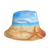 Custom Print Cotton Fancy Summer Beach Sun Stitch Bucket Hat