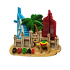 Dubai Burj Al Arab Hotel Khalifa Tower Tourist Souvenir 3D Resin Fridge Magnet