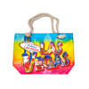 Custom Digital Printing Canvas Women Large Tourist Souvenir Handbag Las Vegas Beach Tote Bag