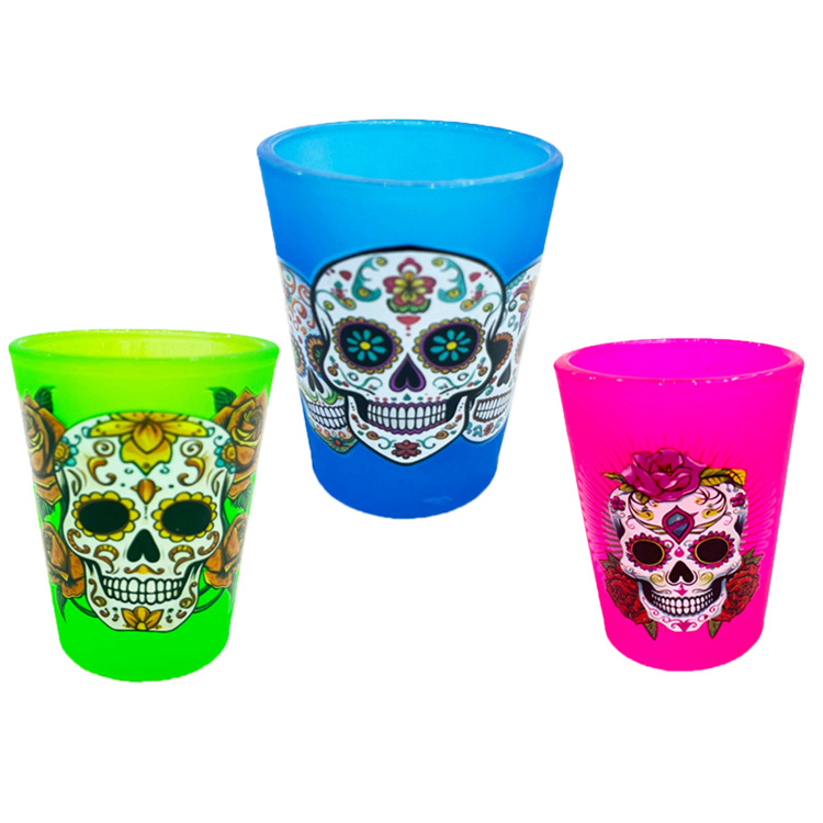 Custom Logo Travel Gift Skull Head Mexican Souvenir Mexico Shot Glass