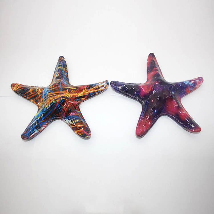 Colorful Resin Animal Home Decor Starfish Wall Art Hanging Decor