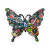 European Modern Art Home Decorative Wall Art Resin Colorful Butterfly Wall Decor