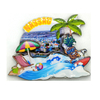 Custom Logo Wood Beach Souvenir Nassau Bahamas Fridge Magnet