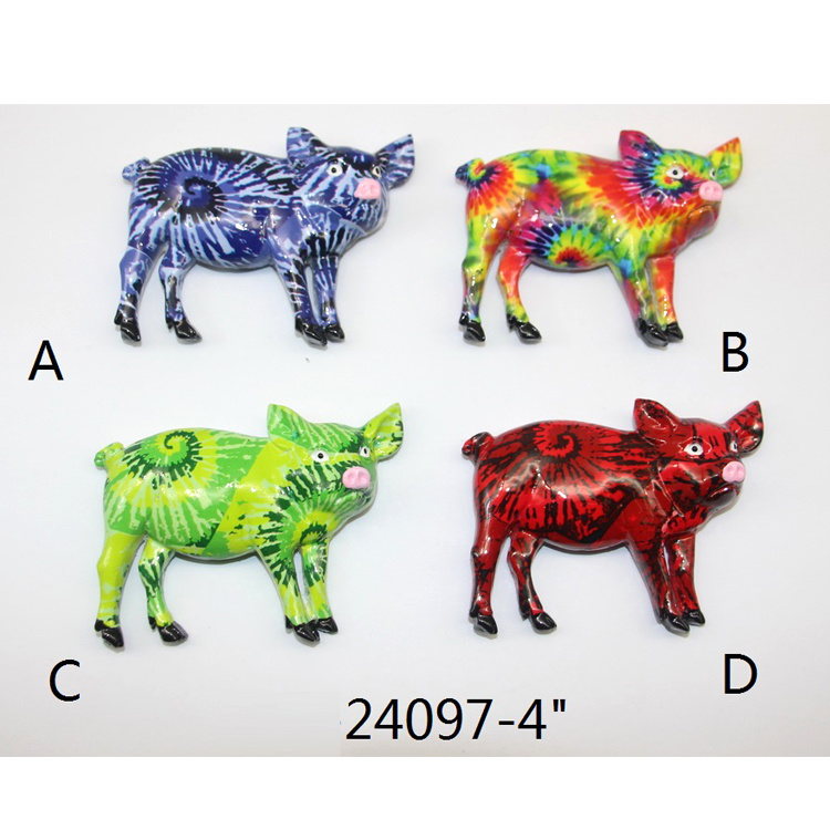 Custom Tourist Souvenir Animal Pig Refrigerator Magnets Cute Resin Pig Fridge Magnet