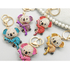 Wholesale Metal Women Handbag Pendant Cute Animal Rhinestone Australia Souvenir Koala Keyring Koala Keychain