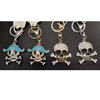 Promotional Gift Bag Car Accessories Keychain Metal Diamond Rhinestones Rose Skull Head Keychain