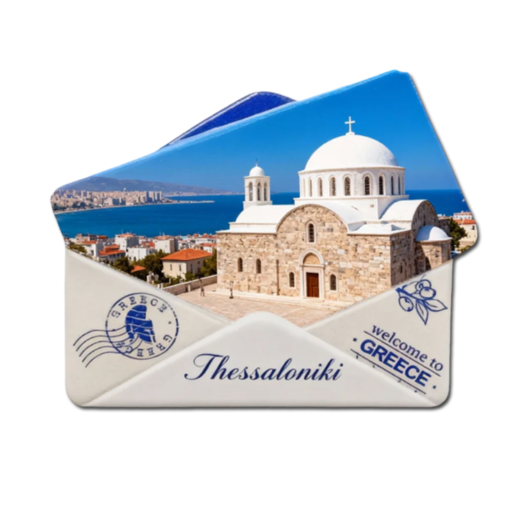 Customized Design Ancient Architecture 3D Resin Greek Greece Souvenir Thessaloniki Fridge Magnet