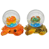 Custom Logo Design Sea Animal Beach Souvenir Miniature Resin Water Globe Crab Snow Globe