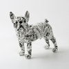 Nordic Home Decor Dog Statue French Bulldog Resin Art Sculpture