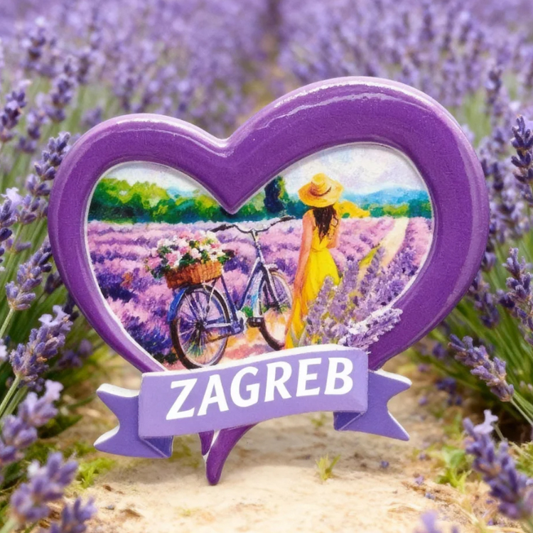 Custom Logo Resin Printing Nice France Souvenir Cote d Azur Fridge Magnet