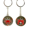 Custom Logo Tourist Souvenir Personalized Alloy Metal Crab Keyring Crab Keychain