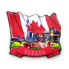 Custom Shaped MDF Wooden Toronto Canada Gift Souvenir Fridge Magnet