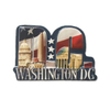 Custom Us Travel Souvenir Resin Printed Washington DC Souvenirs Fridge Magnet