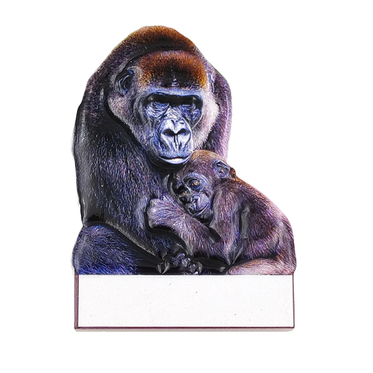 Resin Refrigerator Magnet Africa Kenya Zoo Tourist Souvenir Animal Fridge Magnet