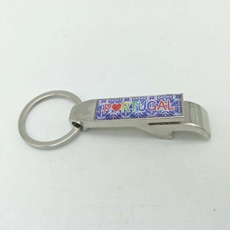 Wholesale Metal Souvenir Keychain Custom Bottle Beer Opener Keychain