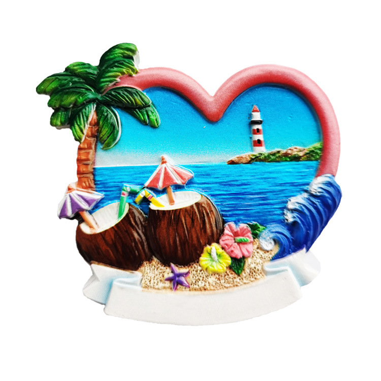 Custom 3D Printed Cyprus Croatia Tourist Souvenir Beach Fridge Magnet