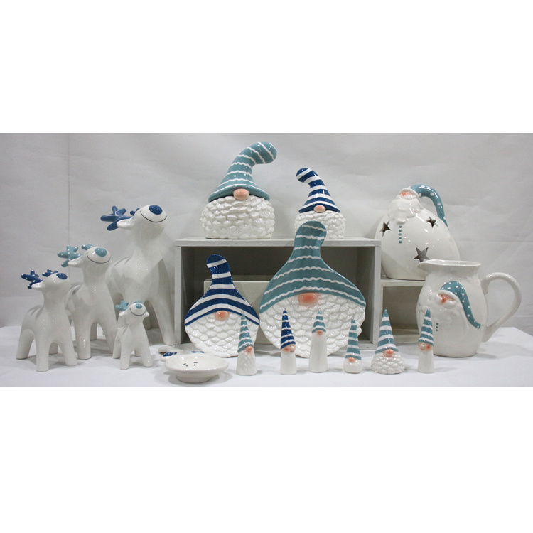 Wholesale Sea Ocean Style Ceramic Animal Figurines for Home Decor