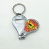 Travel Souvenir Gift Customized Metal Nail Clipper Bottle Opener Keychain