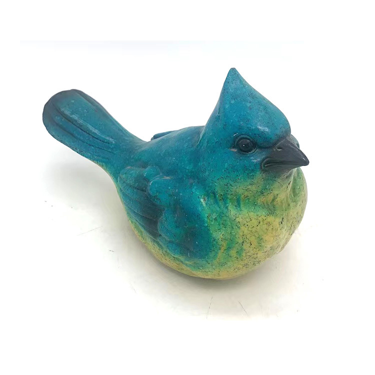 Outdoor Garden Decorative Polyresin Bird Statue Resin Bird Figurine Decoration