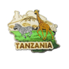 Africa South Africa Kenya Tanzania Souvenir Five Animal Wood Magnet