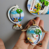 Custom Beach Travel Gift Souvenir Magnet Resin Mauritius Dodo Souvenir Fridge Magnet