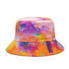 Factory Price Customized Logo Tie Dye Fashion Cap Tie Dye Bucket Hat