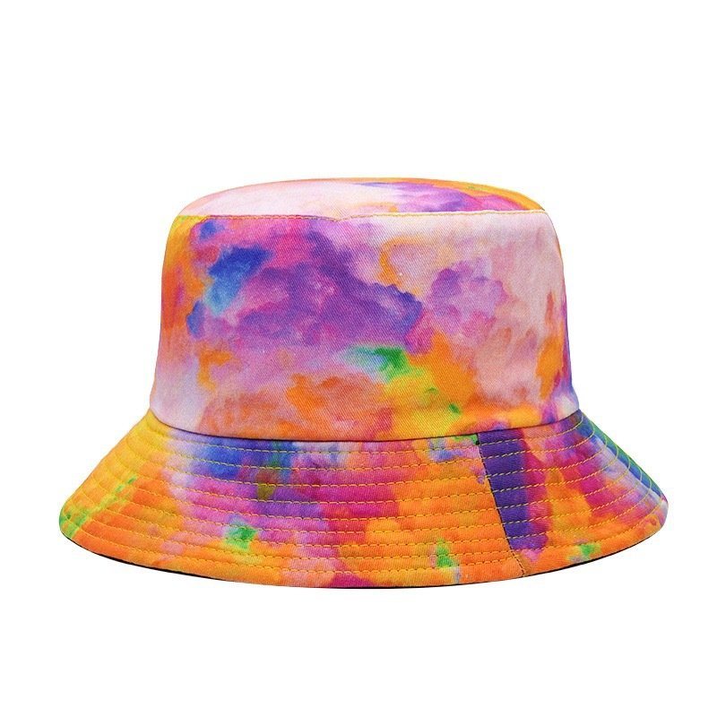 Factory Price Customized Logo Tie Dye Fashion Cap Tie Dye Bucket Hat