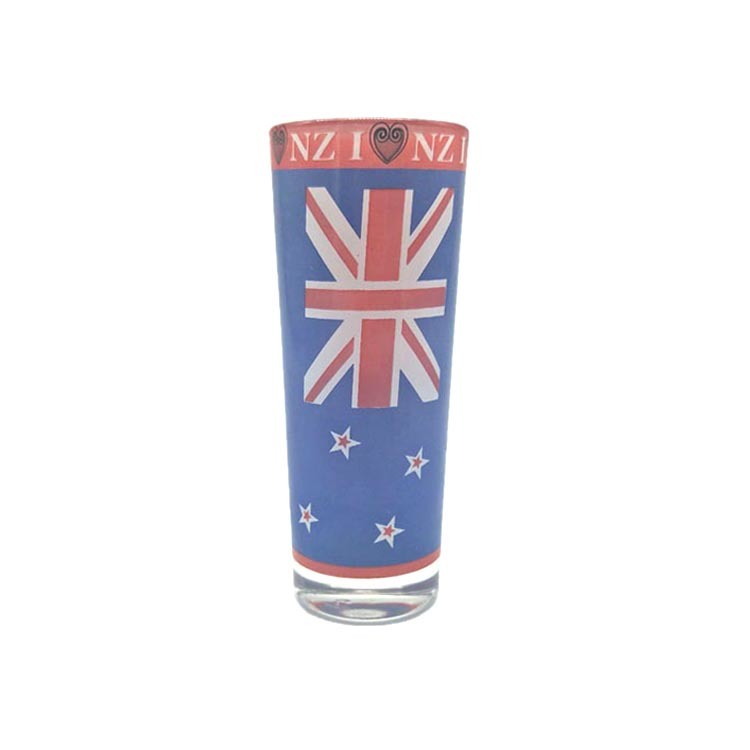 Custom Sublimation Flag Tourist Souvenir Long Tall Shot Glasses