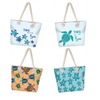 Wholesale Ocean Animal Printing Canvas Beach Bag Souvenir Sea Turtle Tote Bag